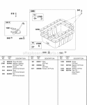 Oil Pan Oil Pump Screen Diagram and Parts List for 583447-0217-E2  Briggs and Stratton Engine